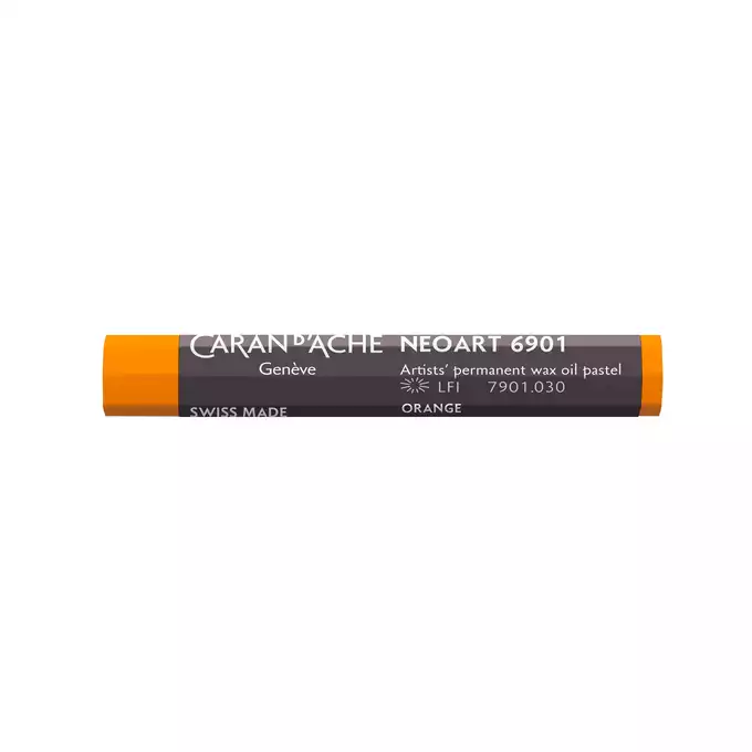 Pastela olejna Caran d’Ache Neoart, kolor 030 Orange