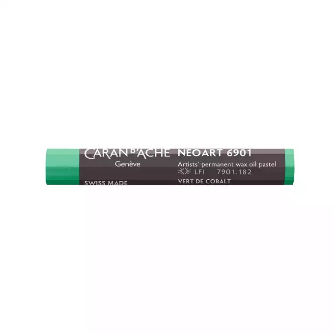 Pastela olejna Caran d’Ache Neoart, kolor 182 Cobalt Green