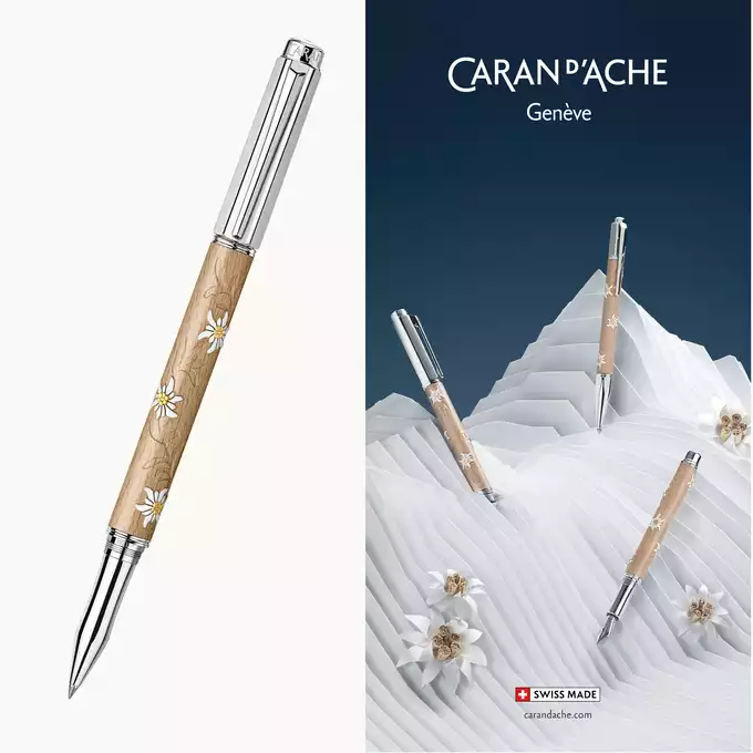 Pióro kulkowe Varius Edelweiss Caran d'Ache, kolekcja limiowana