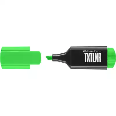 ZAKREŚLACZ MINI TXTLNR, NEONOWY ZIELONY, FABER-CASTELL