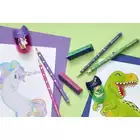 ZESTAW SZKOLNY DINOZAURY 2 X OŁÓWEK + GUMKA BLISTER FABER-CASTELL