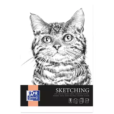 BLOK ARTYSTYCZNY OXFORD SZKICOWY A4/50K 90G KLEJONY