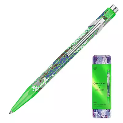 Długopis 849 Caran d'Ache + Germanier, kolor Green fluo
