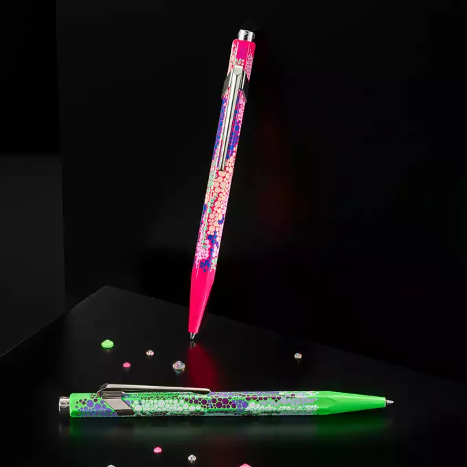 Długopis 849 Caran d'Ache + Germanier, kolor Green fluo