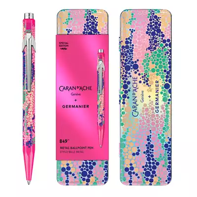 Długopis 849 Caran d'Ache + Germanier, kolor Pink fluo