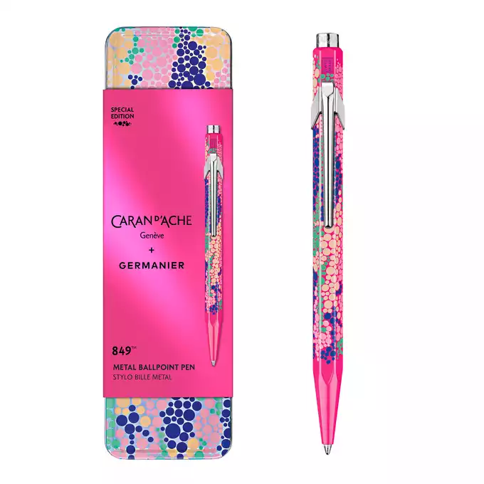 Długopis 849 Caran d'Ache + Germanier, kolor Pink fluo
