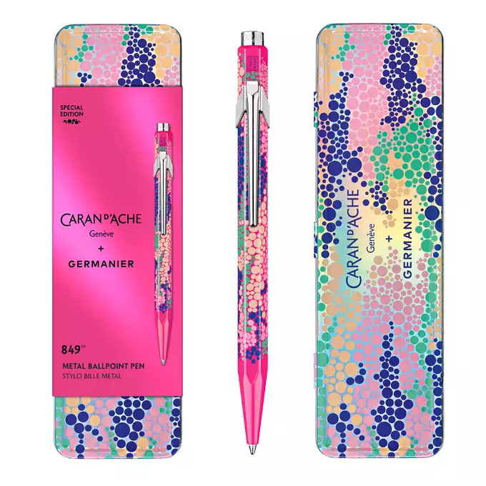 Długopis 849 Caran d'Ache + Germanier, kolor Pink fluo