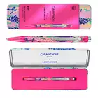 Długopis 849 Caran d'Ache + Germanier, kolor Pink fluo