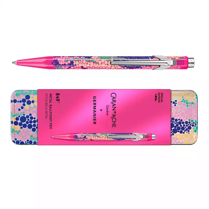 Długopis 849 Caran d'Ache + Germanier, kolor Pink fluo