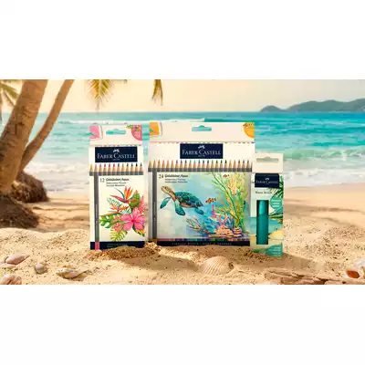 KREDKI AKWARELOWE GOLDFABER AQUA FABER-CASTELL, 24 KOLORÓW