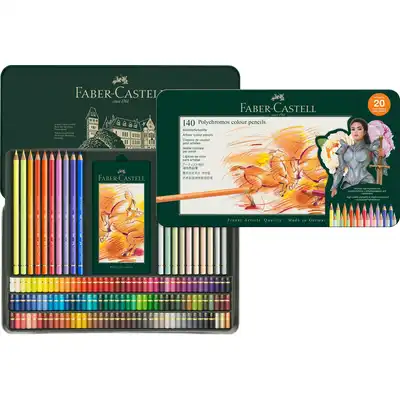KREDKI POLYCHROMOS FABER-CASTELL, 140 KOLORÓW