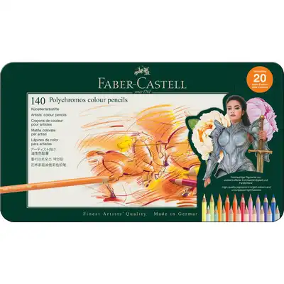 KREDKI POLYCHROMOS FABER-CASTELL, 140 KOLORÓW