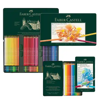 KREDKI POLYCHROMOS FABER-CASTELL, 60 KOLORÓW + GRATIS KREDKI ALBRECHT DURER, 12 KOLORÓW