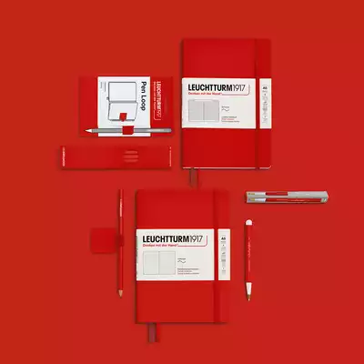 NOTATNIK LEUCHTTURM1917, MEDIUM (A5), CHERRY