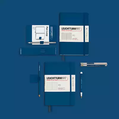 NOTATNIK LEUCHTTURM1917, MEDIUM (A5), INDIGO