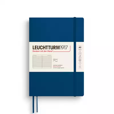 NOTATNIK LEUCHTTURM1917 MEDIUM (A5) MIĘKKA OPRAWA, INDIGO