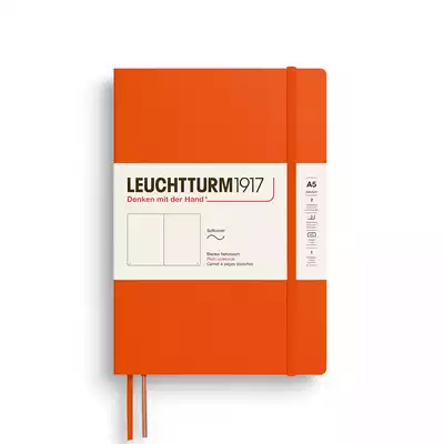 NOTATNIK LEUCHTTURM1917 MEDIUM (A5) MIĘKKA OPRAWA, PUMPKIN