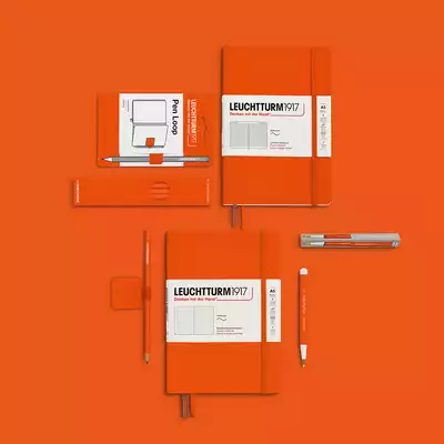 NOTATNIK LEUCHTTURM1917, MEDIUM (A5), PUMPKIN