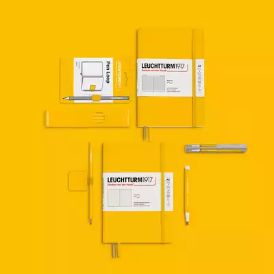 NOTATNIK LEUCHTTURM1917, MEDIUM (A5), SUNFLOWER