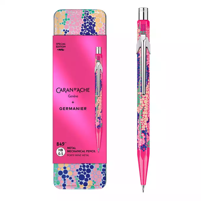 Ołówek mechaniczny 844 Caran d'Ache + Germanier, kolor Pink fluo