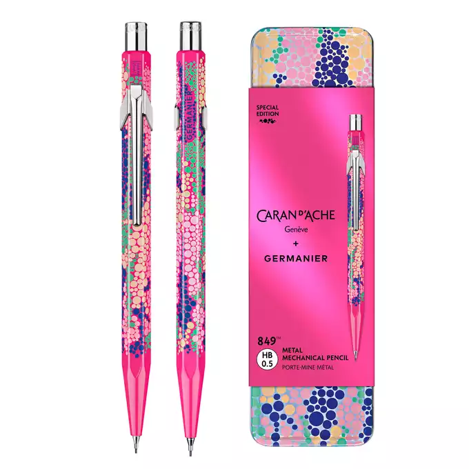 Ołówek mechaniczny 844 Caran d'Ache + Germanier, kolor Pink fluo