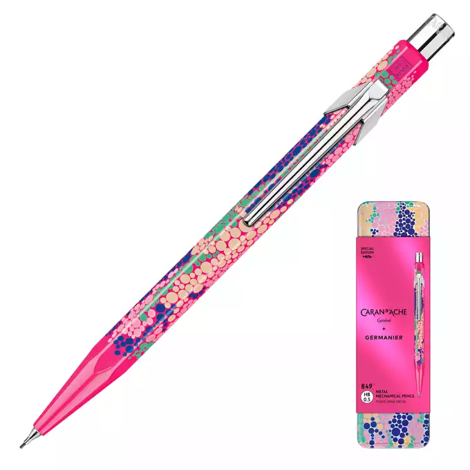 Ołówek mechaniczny 844 Caran d'Ache + Germanier, kolor Pink fluo