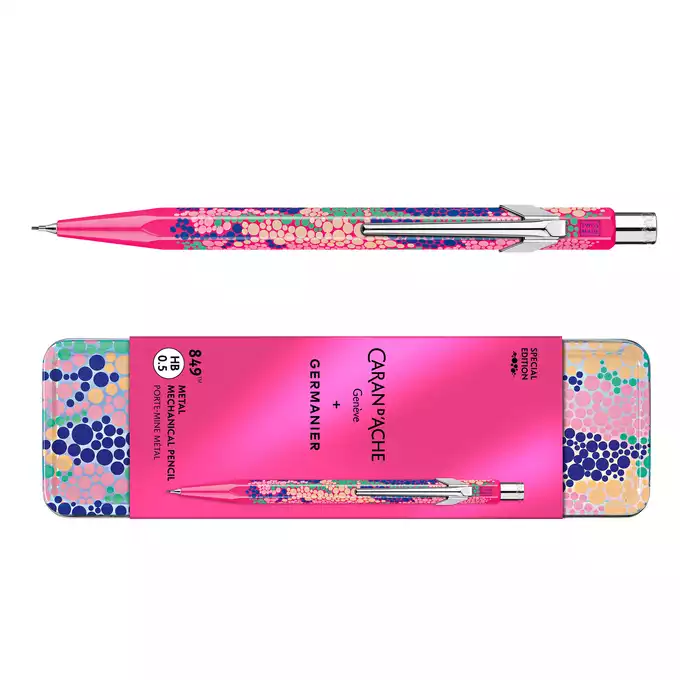 Ołówek mechaniczny 844 Caran d'Ache + Germanier, kolor Pink fluo