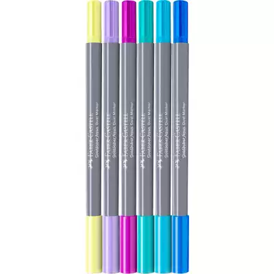 PISAKI AKWARELOWE FABER-CASTELL GOLDFABER AQUA, 6 KOLORÓW PINEAPPLE