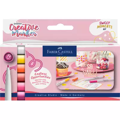 PISAKI KREATYWNE GOLDFABER, 1,5 MM, SWEET MOMENTS FABER-CASTELL, 6 KOLORÓW