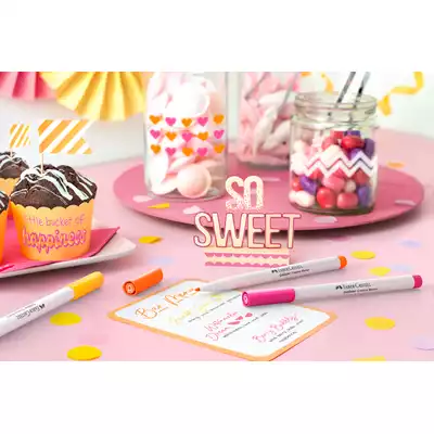 PISAKI KREATYWNE GOLDFABER, 1,5 MM, SWEET MOMENTS FABER-CASTELL, 6 KOLORÓW