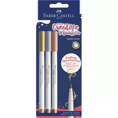 PISAKI KREATYWNE GOLDFABER, B, FABER-CASTELL, 3 KOLORY