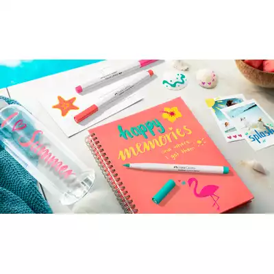 PISAKI KREATYWNE GOLDFABER, B, HOLIDAY VIBES, FABER-CASTELL, 6 KOLORÓW