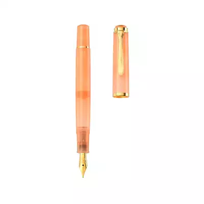 ZESTAW PELIKAN CLASSIC APRICOT ACHAT: PIÓRO WIECZNE M200/F + ATRAMENT