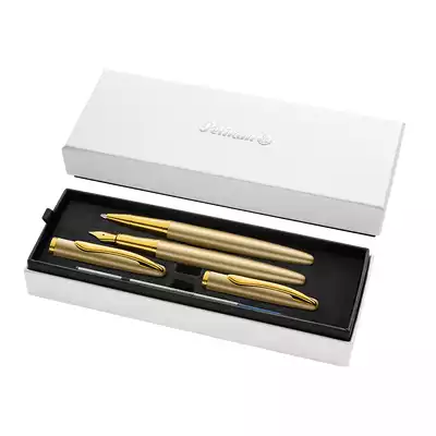 ZESTAW PELIKAN JAZZ NOBLE ELEGANCE GOLD: PIÓRO WIECZNE + PIÓRO KULKOWE