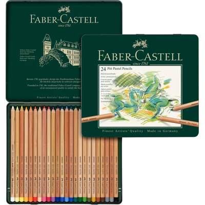 KREDKI PASTELOWE PITT FABER-CASTELL, 24 KOLORY