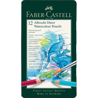 KREDKI AKWARELOWE ALBRECHT DURER FABER-CASTELL, 12 KOLORÓW