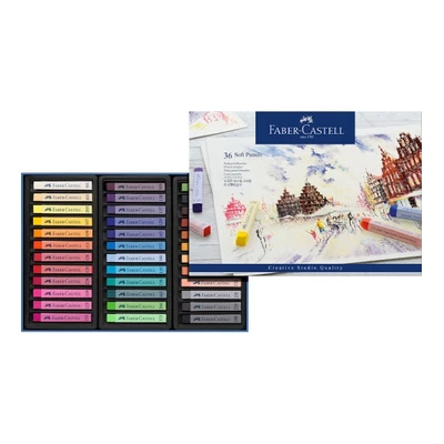 PASTELE SUCHE CREATIVE STUDIO FABER-CASTELL, 36 KOLORÓW