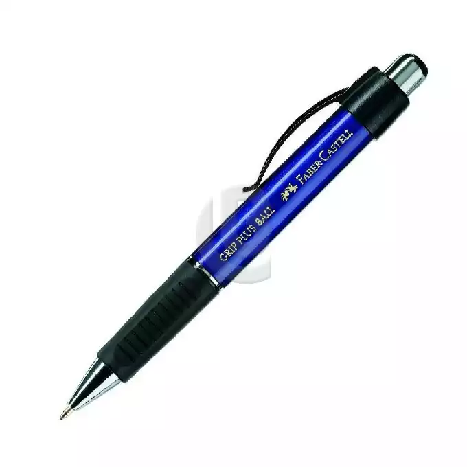 DŁUGOPIS GRIP PLUS 1407 NIEBIESKI       METALIK FABER CASTELL