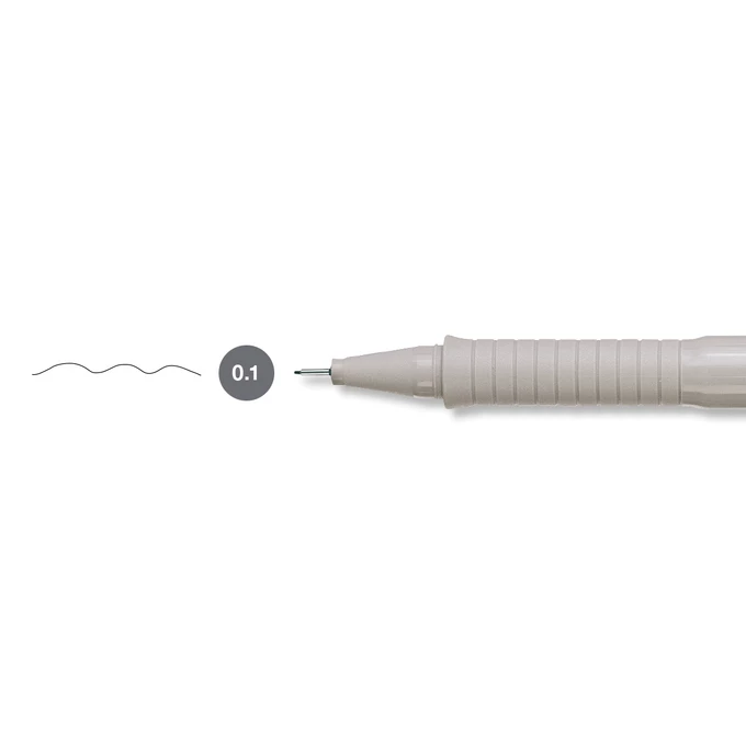 CIENKOPIS ECCO PIGMENT 0.1mm CZARNY FABER-CASTELL