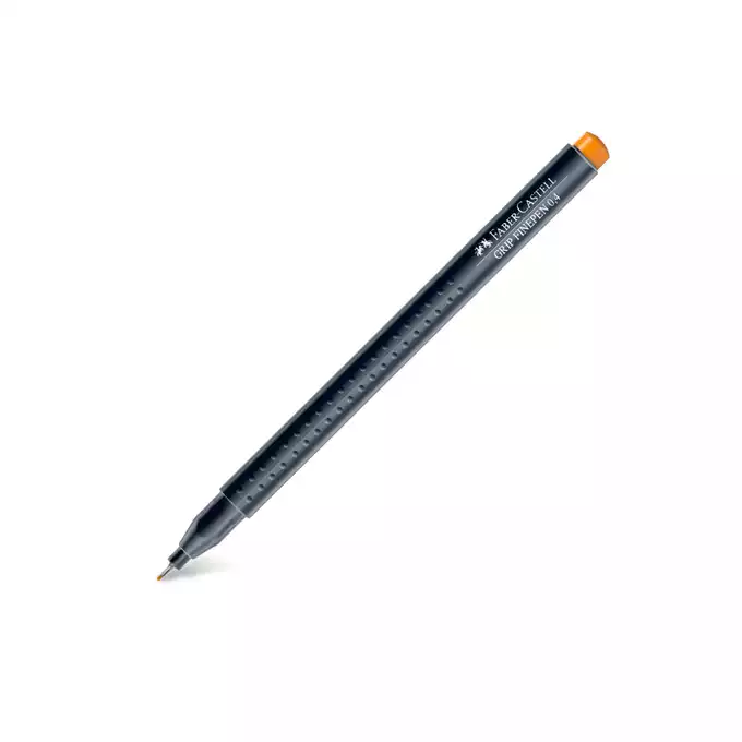 CIENKOPIS FABER-CASTELL GRIP, JASNY CHROM ŻÓŁTY