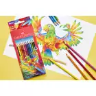 KREDKI TRÓJKĄTNE, FABER CASTELL, 12 KOLORÓW