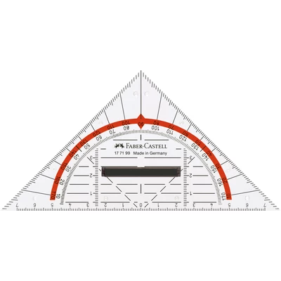 TRÓJKĄT GEOMETRYCZNY FABER-CASTELL, BLISTER