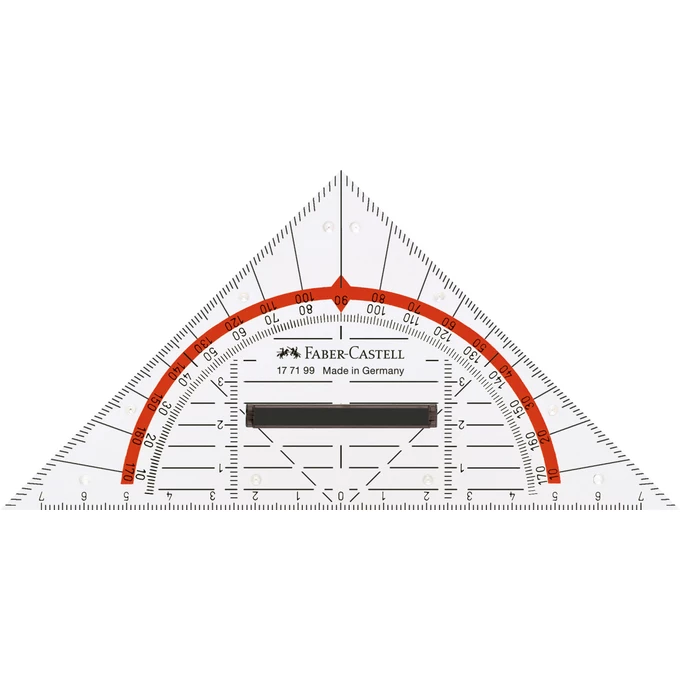 TRÓJKĄT GEOMETRYCZNY FABER-CASTELL, BLISTER 