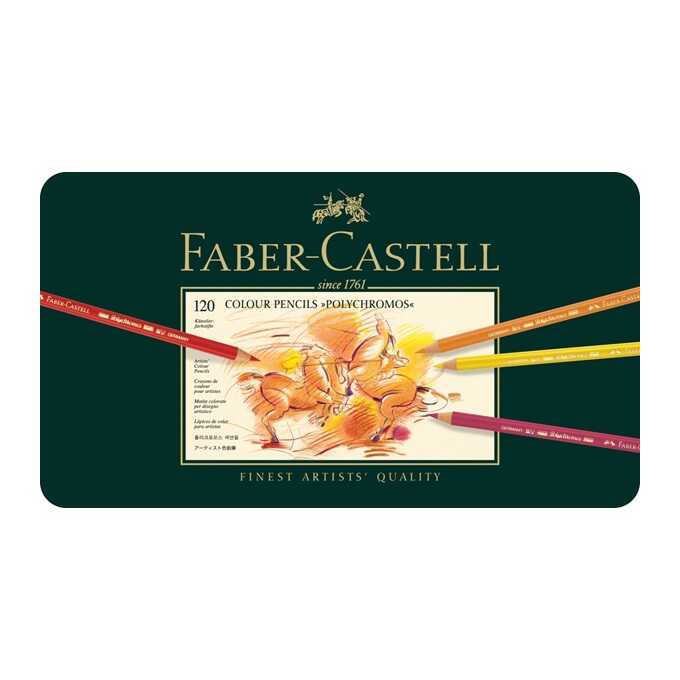 Kredki Polychromos Faber-Castell, 120 kolorów