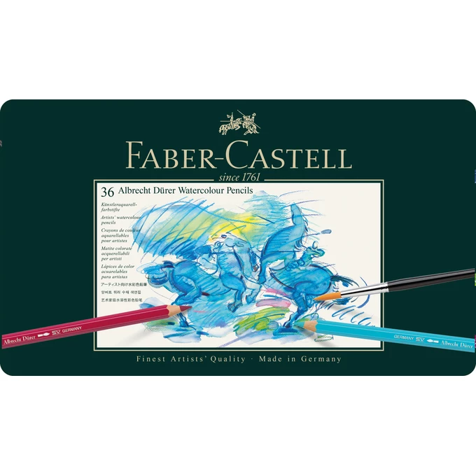 KREDKI AKWARELOWE ALBRECHT DURER FABER-CASTELL, 36 KOLORÓW