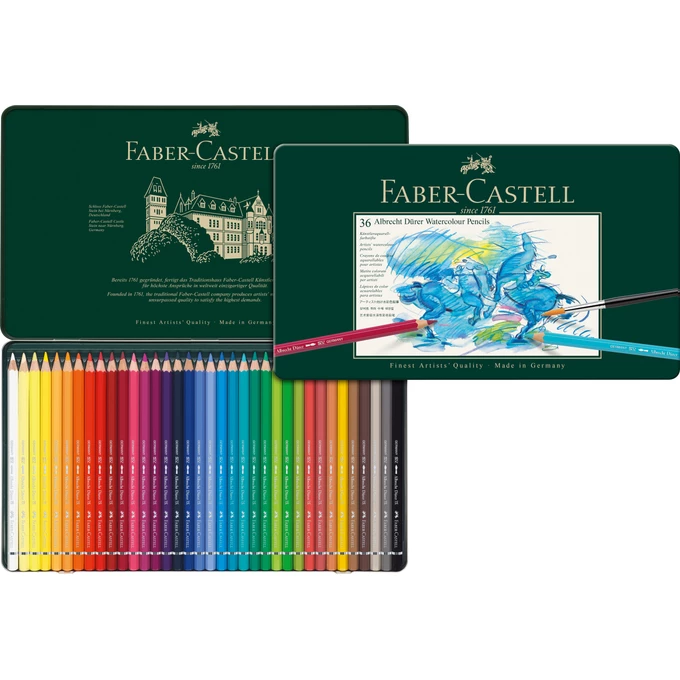KREDKI AKWARELOWE ALBRECHT DURER FABER-CASTELL, 36 KOLORÓW