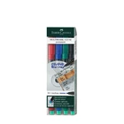 FOLIOPISY MULTIMARK OHP PERMANENTNE M - 4 KOLORY W ETUI