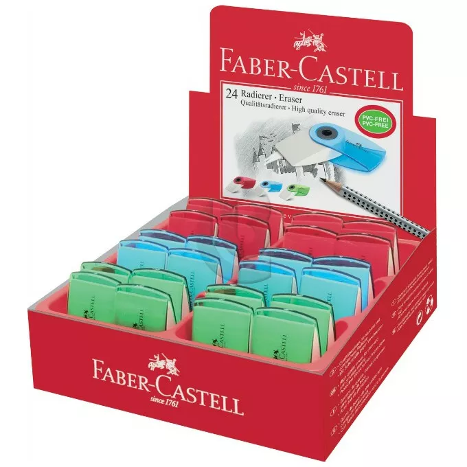 GUMKA SLEEVE MINI TRANSPARENTNA FABER-CASTELL