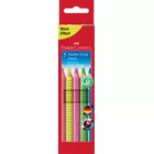 KREDKI JUMBO GRIP NEON FABER-CASTELL, 5 KOLORÓW 