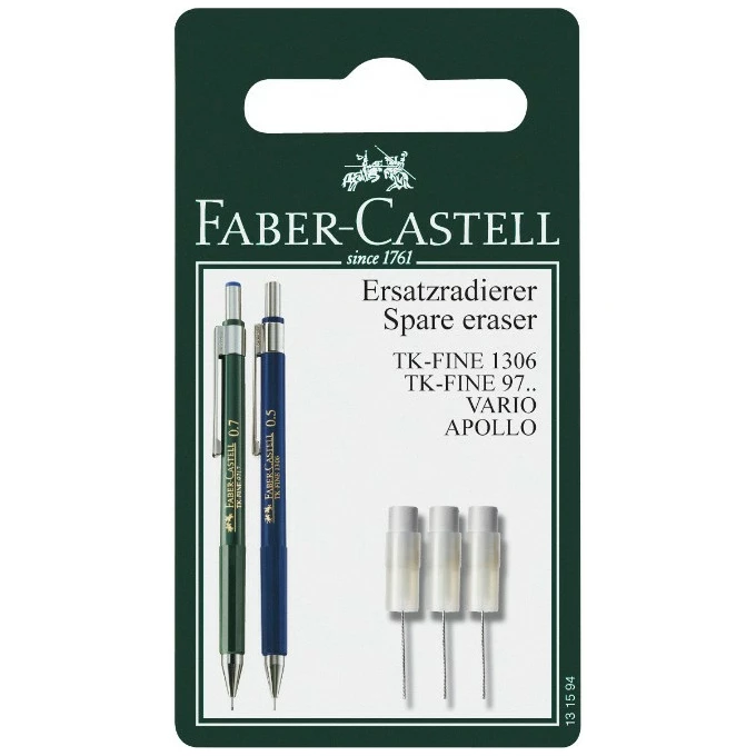 GUMKI DO OŁÓWKA AUT. TK-FINE VARIO L 0,5MM FABER-CASTELL